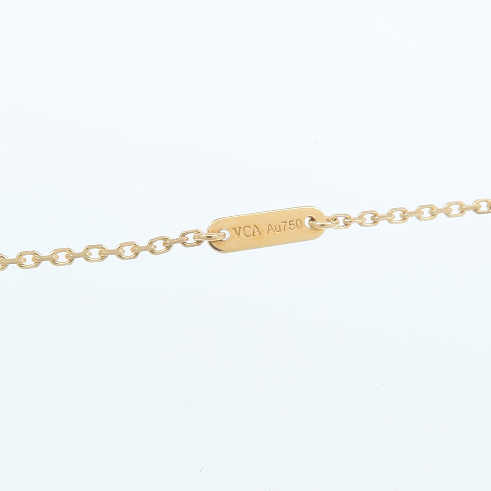 Van Cleef & Arpels 18K黃金/珍珠母貝Sweet Alhambra項鍊