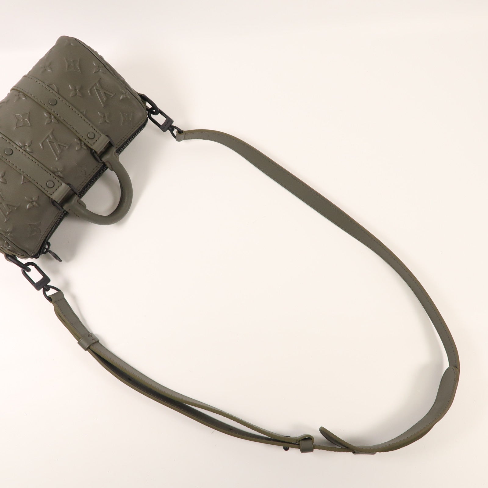 LOUIS VUITTON 牛皮皮革Keepall Xs手挽肩背兩用袋