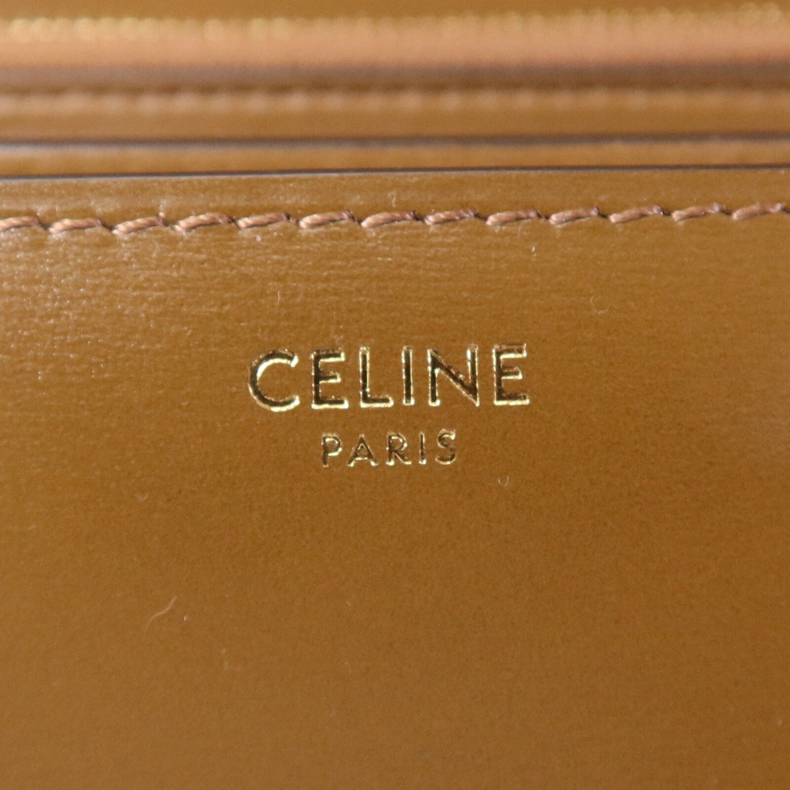 CELINE 【激減優惠】牛皮皮革Classic Box金扣肩背袋