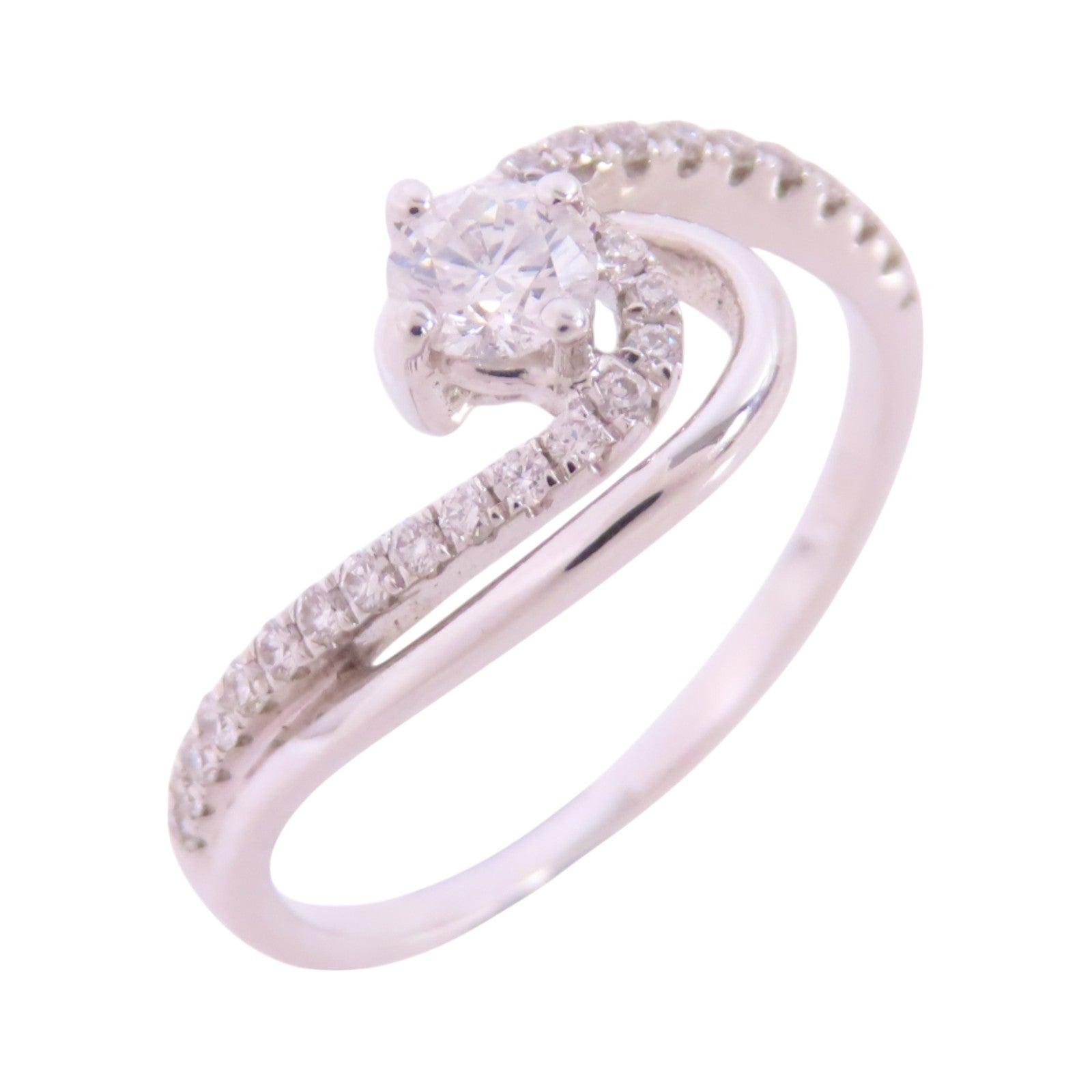 JEWELRY 【激減優惠】18K白金/鑽石Diamond Ring戒指US#6.5