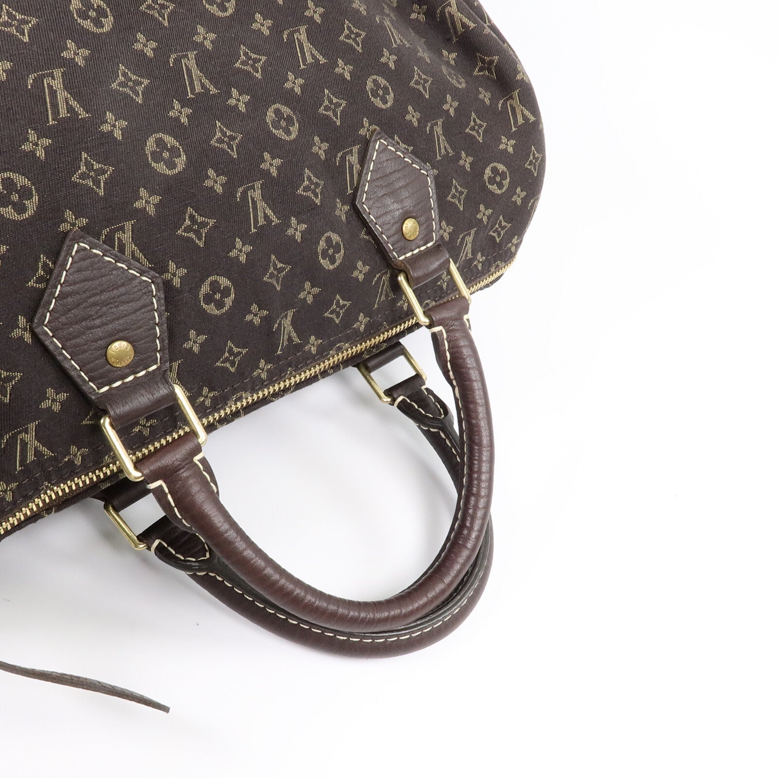 LOUIS VUITTON Monogram Mini Lin Speedy 30手挽袋