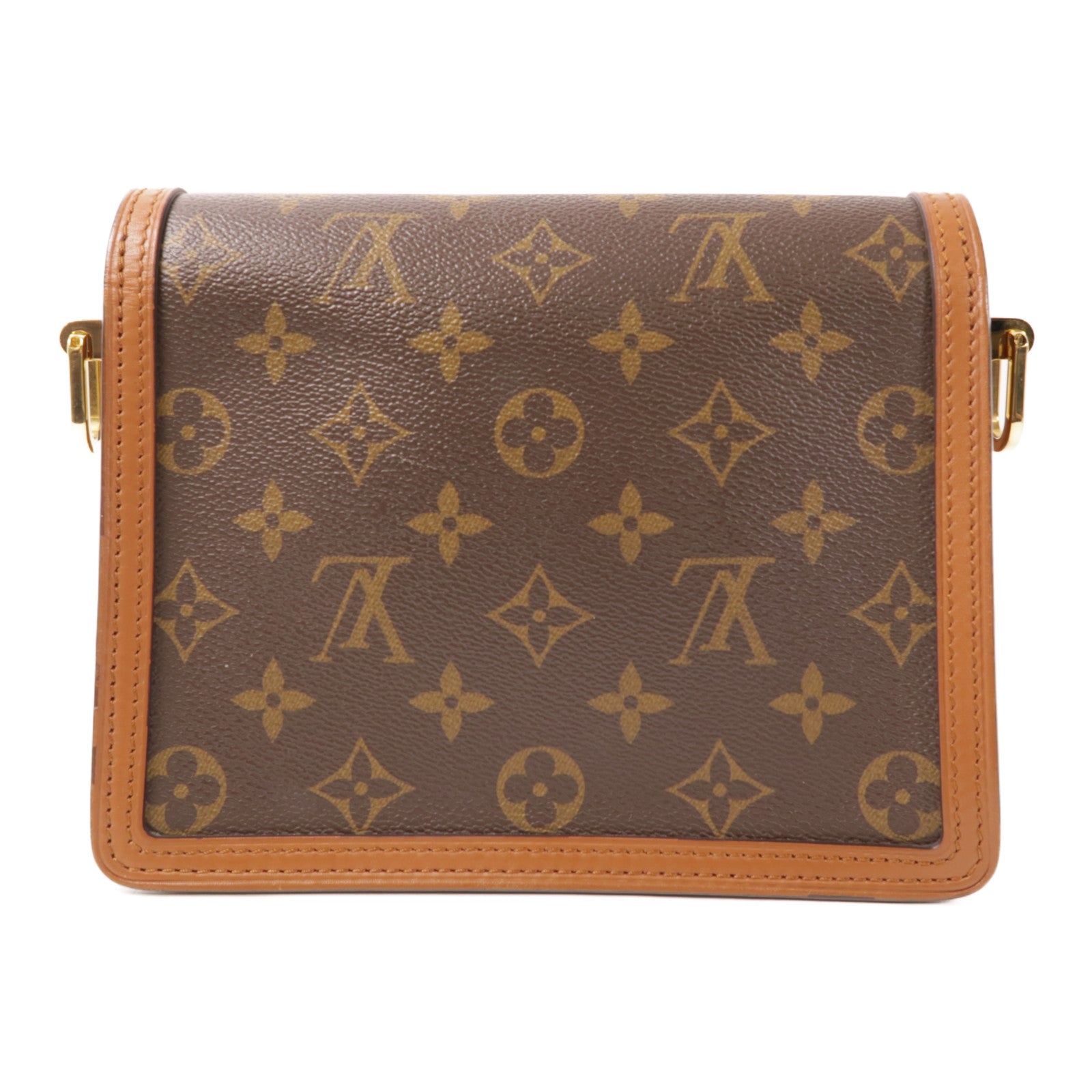 LOUIS VUITTON LV GHW Mini Dauphine Shoulder Bag M45959 Monogram Reverse Brown