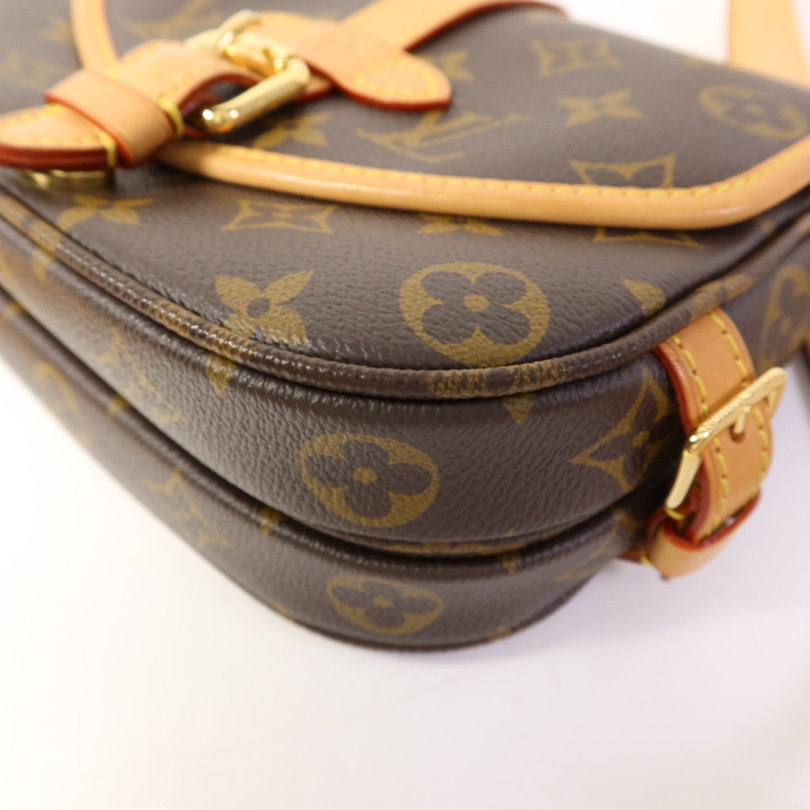 LOUIS VUITTON Monogram Saumur BB金扣手挽肩背兩用袋