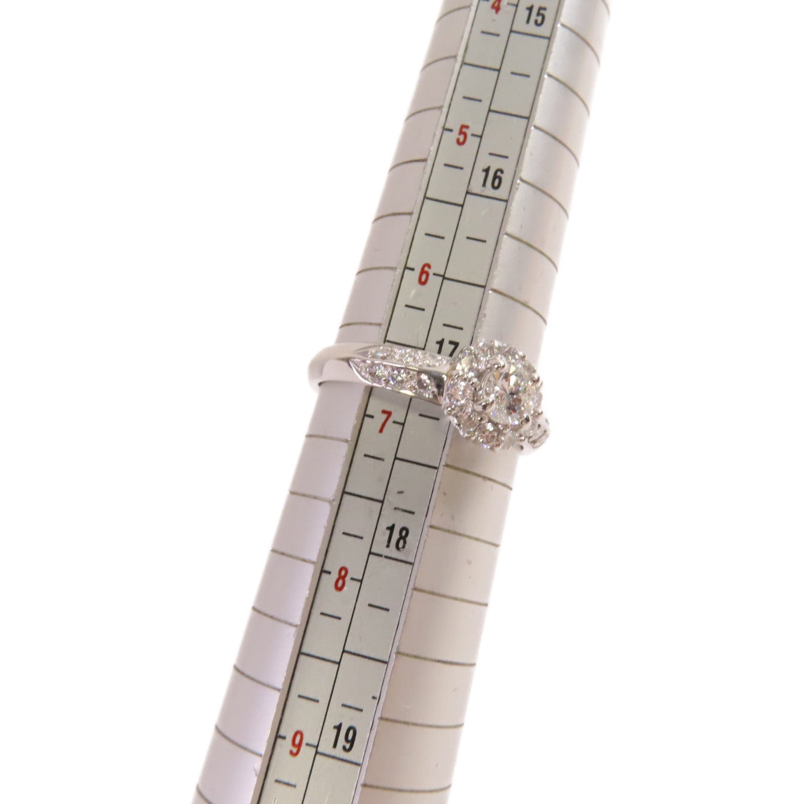 JEWELRY PT900鉑金/0.300ct/0.43ct鑚石Diamond Ring戒指US#6.75