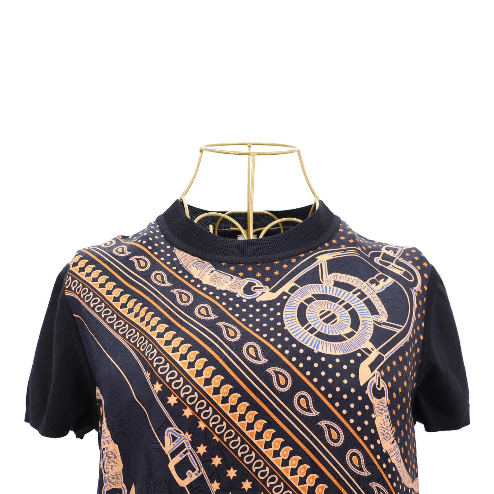 HERMES Eperon d'Or Bandana Twill Reine上衣