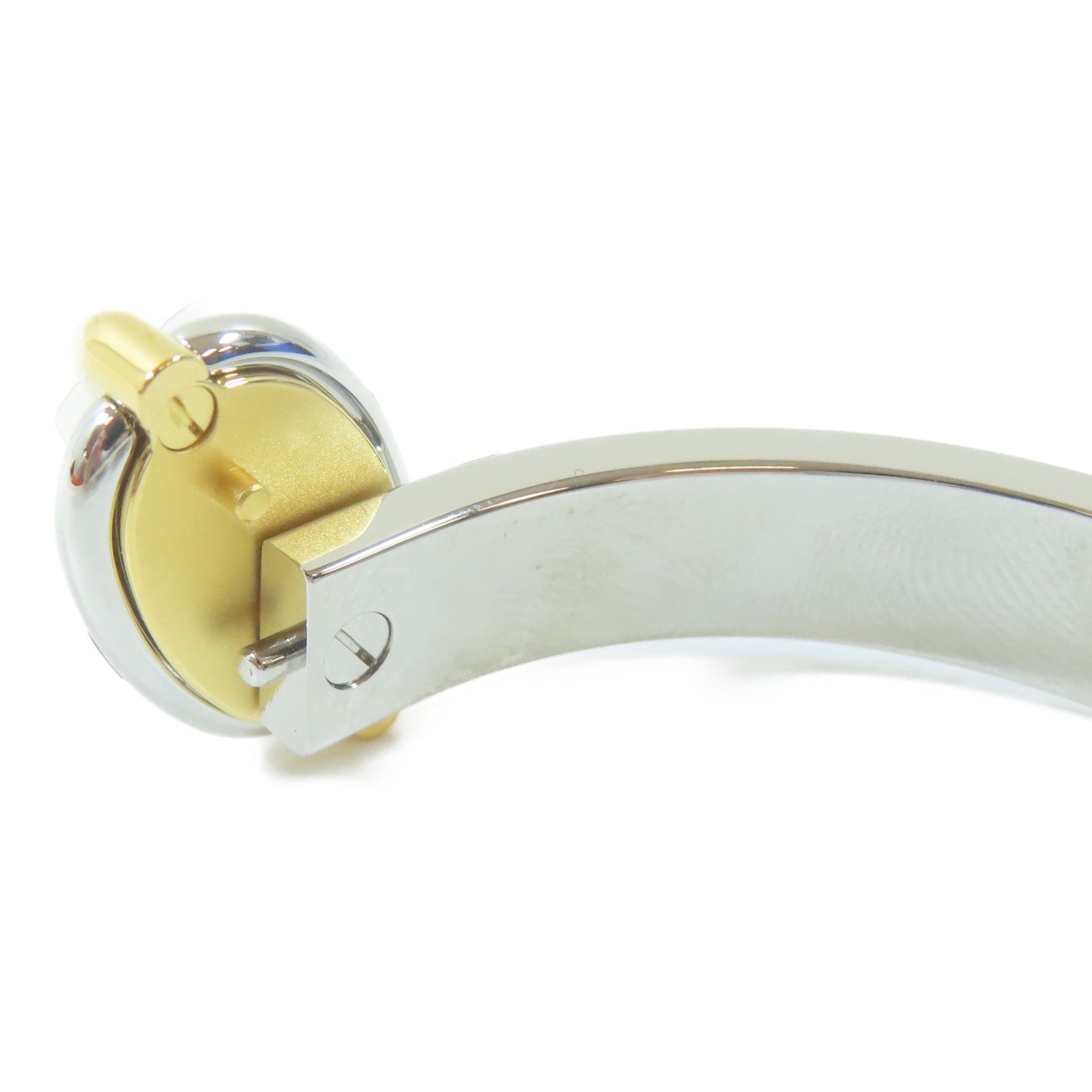 HERMES 金屬Mini Clic Chain D'Ancre Bracelet手鐲Marron Glace/銀色/粉紅色