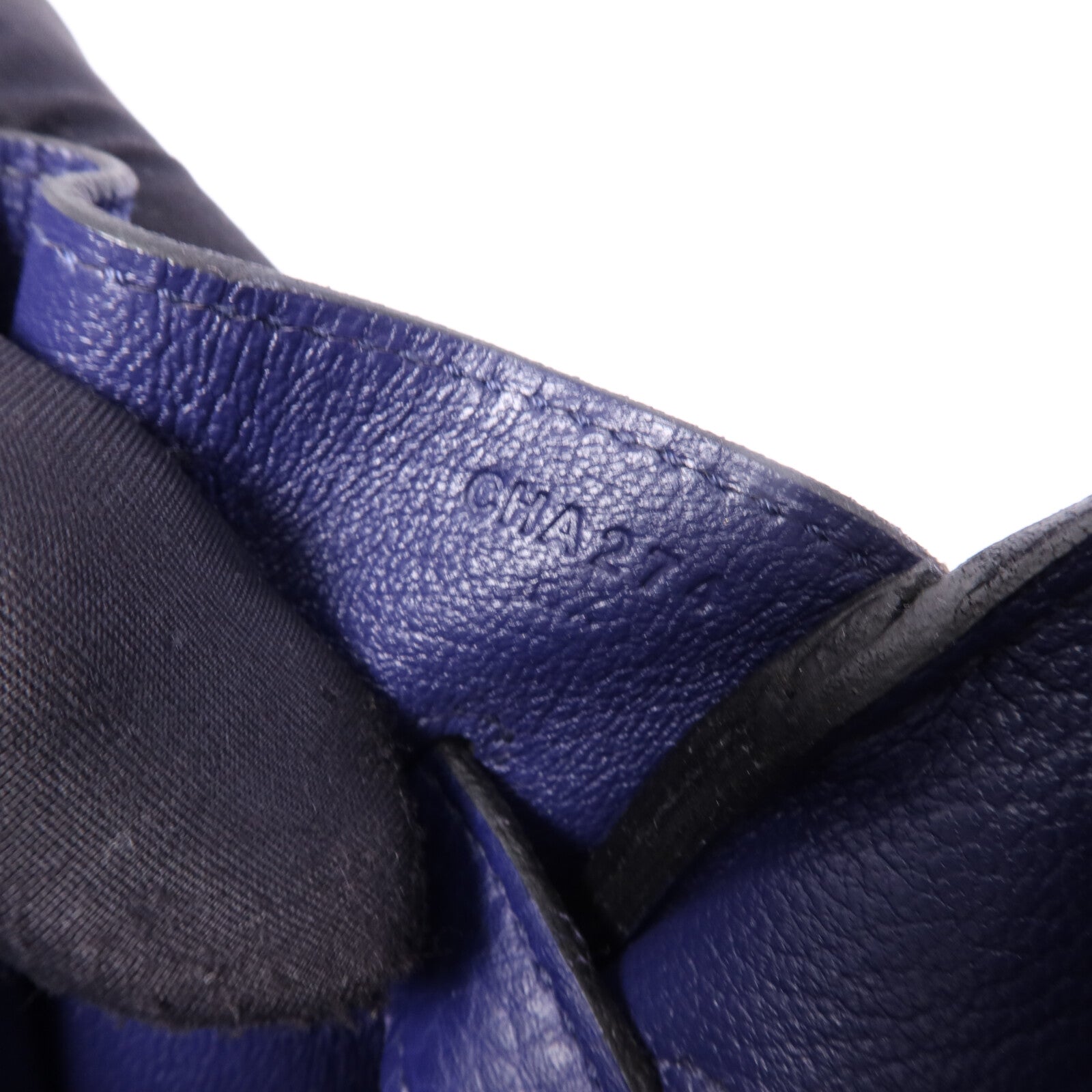 HERMES Togo皮革Birkin 35金扣手挽袋Bleu Encre