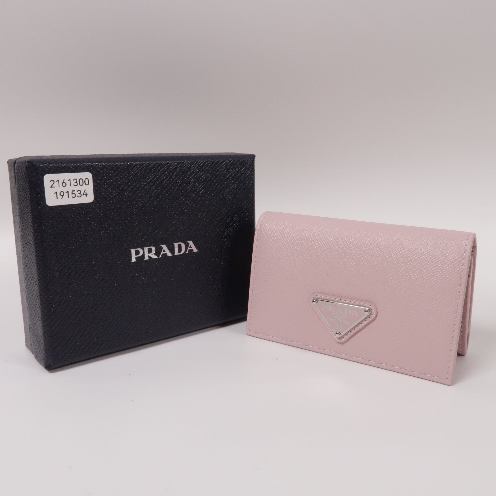 PRADA 牛皮皮革Card Case卡片套粉紅色