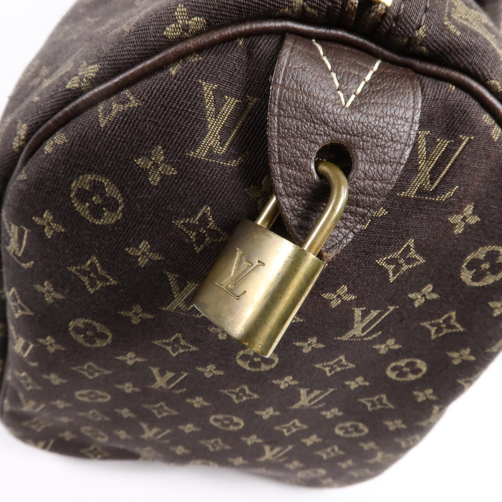 LOUIS VUITTON Monogram Mini Lin Speedy 30手挽袋