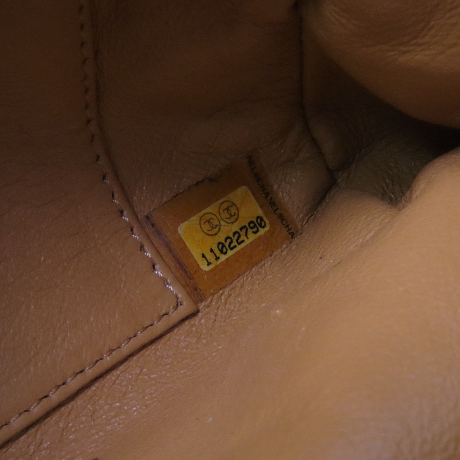 CHANEL 牛皮皮革Chain Shoulder銀扣鏈帶肩背袋