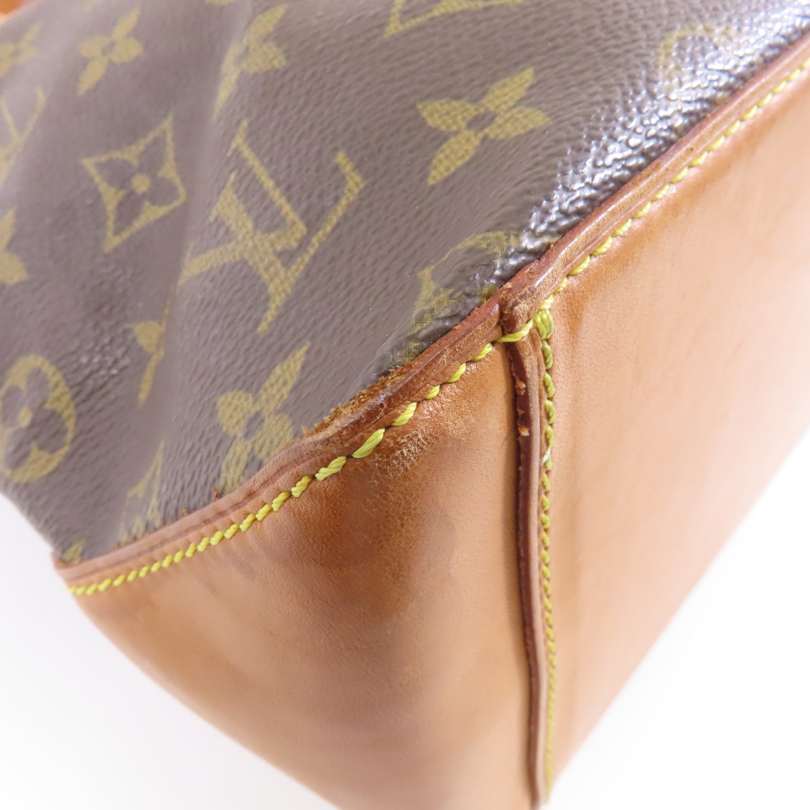LOUIS VUITTON Monogram Cabas Piano金扣肩背袋啡色