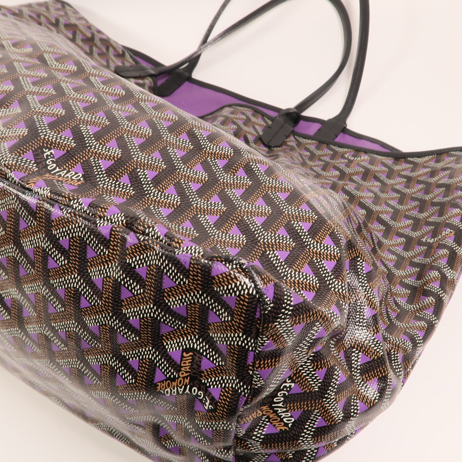 GOYARD 塗層帆布Saint Louis GM銀扣肩背袋