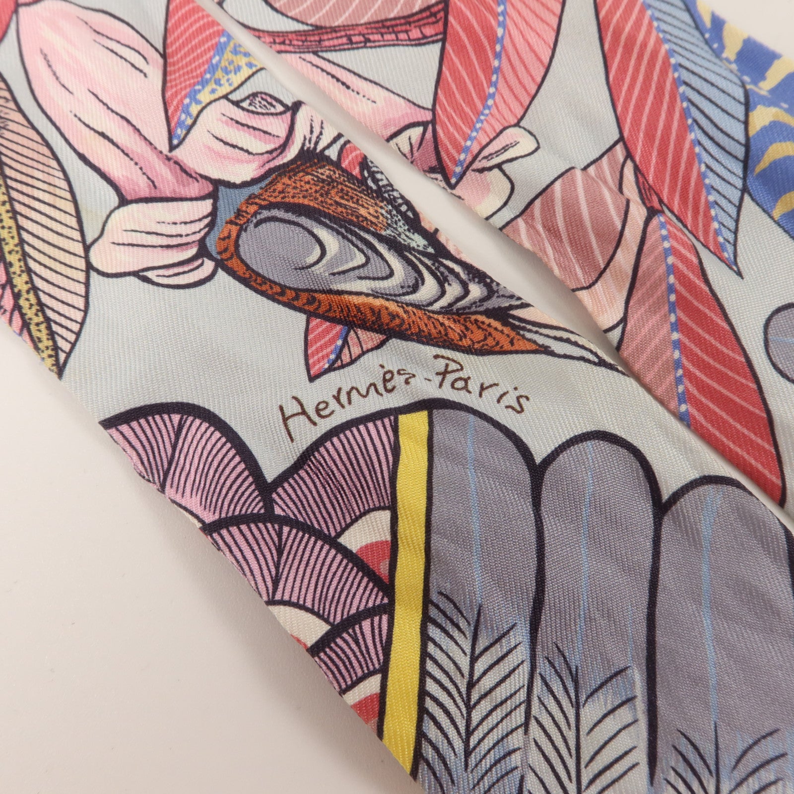 HERMES 絲質Twilly絲巾
