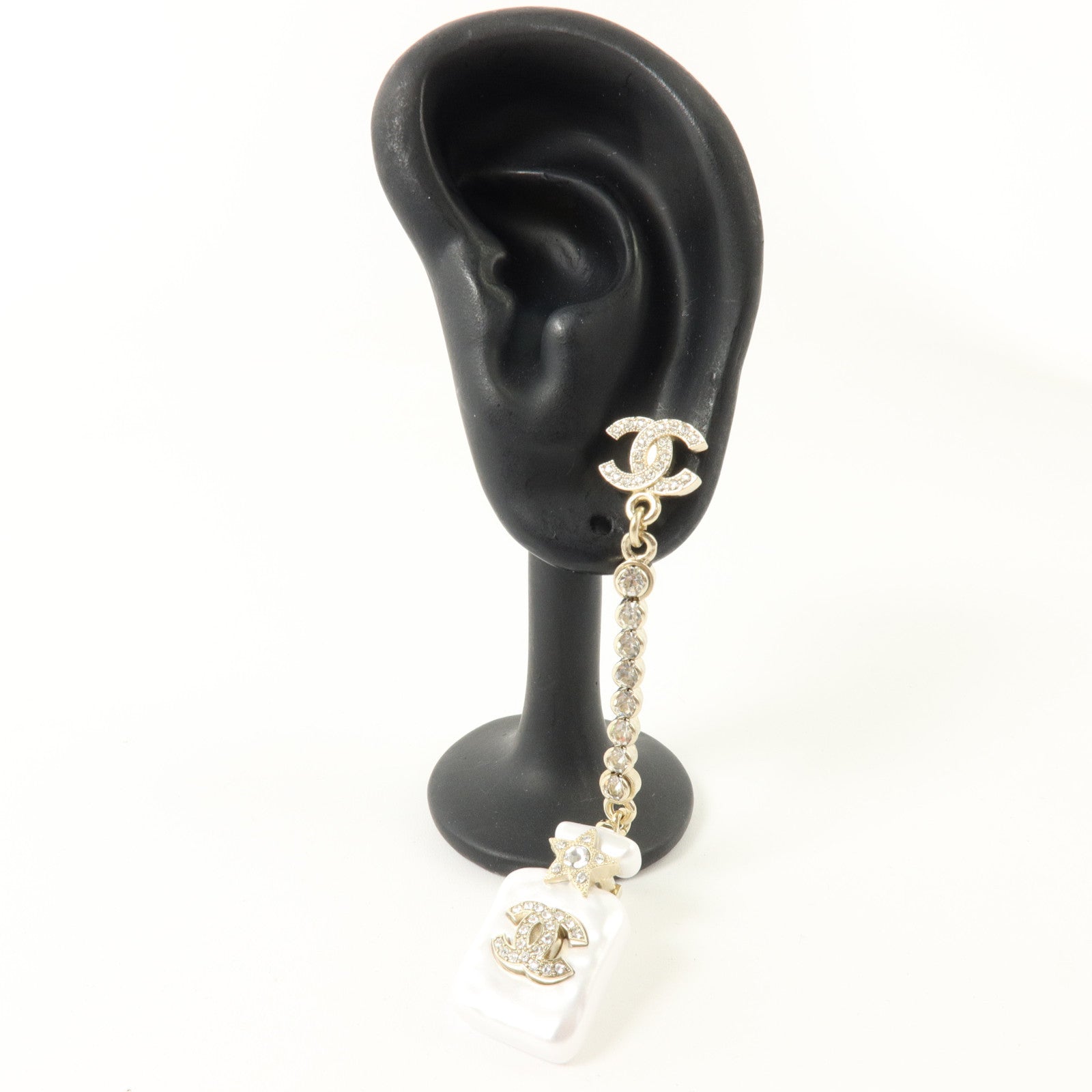 CHANEL PVC/金屬Earrings耳環