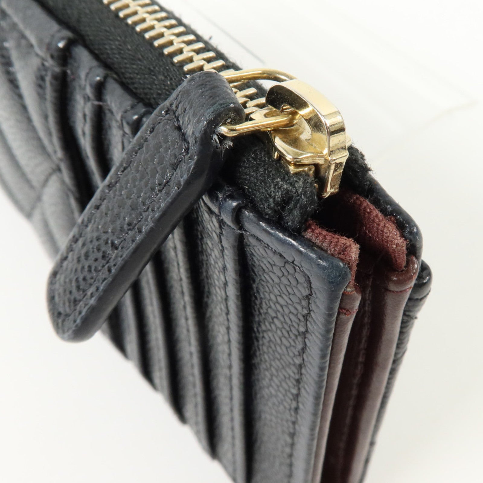 CHANEL 牛皮皮革Classic Zipped Card Holder金扣卡片套