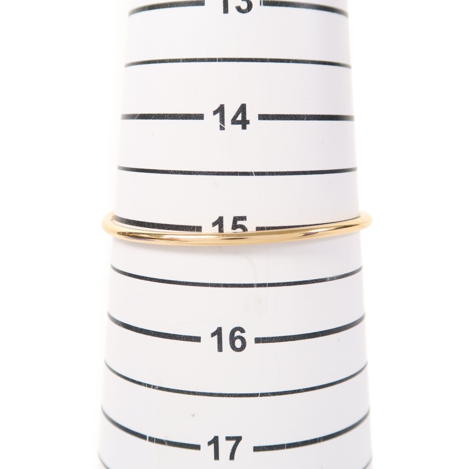 TIFFANY＆CO 18K黃金T Wire手鐲金色