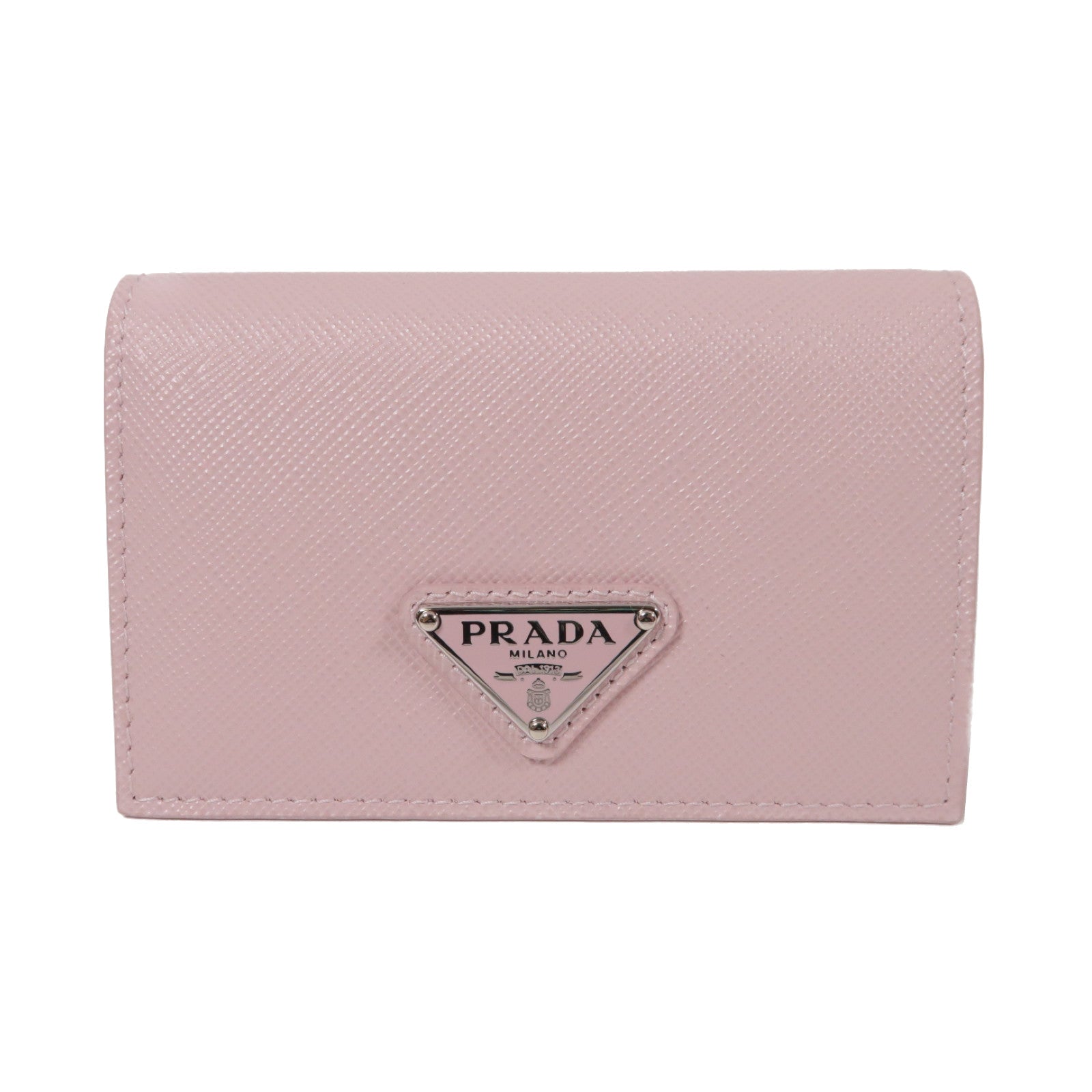 PRADA 牛皮皮革Card Case卡片套粉紅色