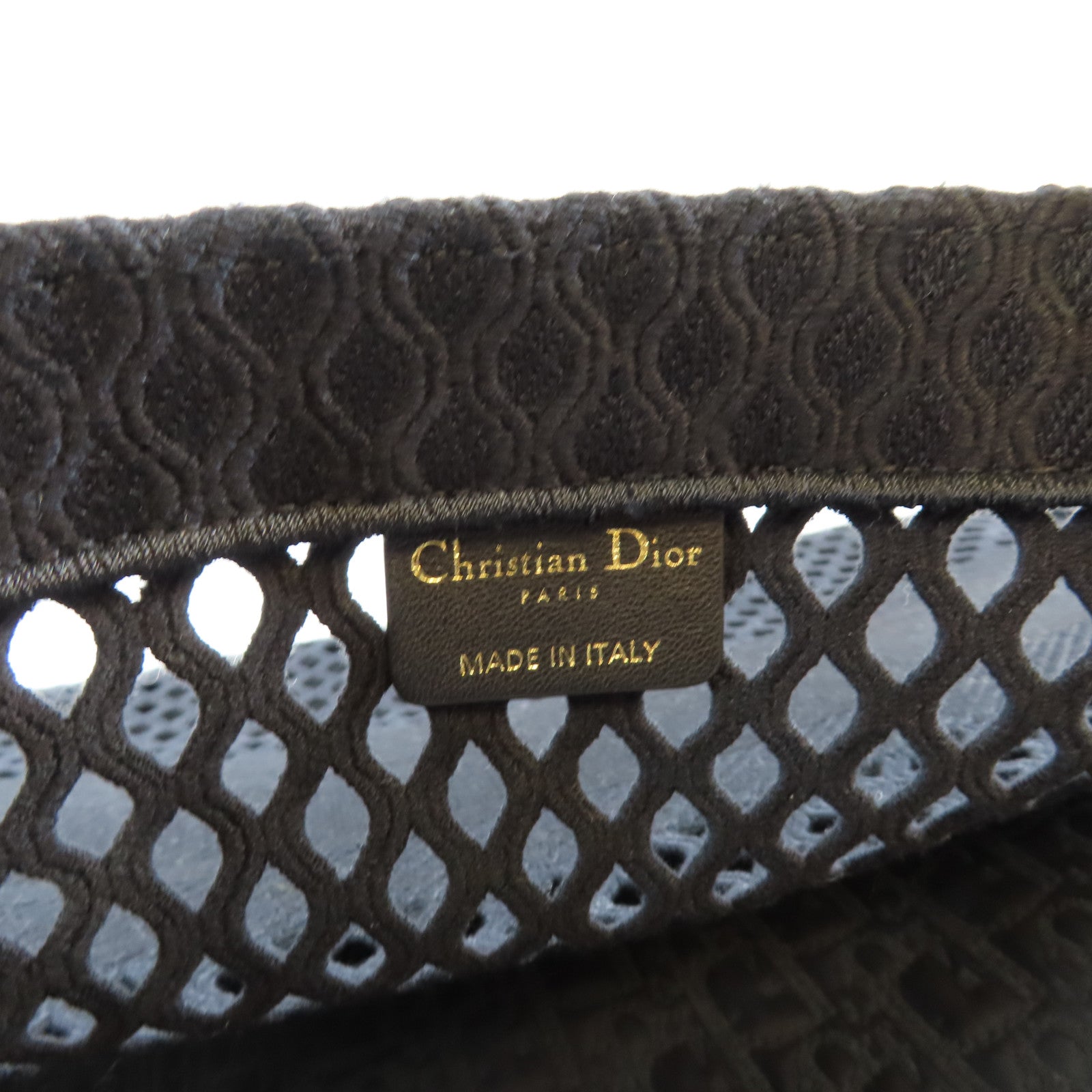 Dior **【激減優惠】帆布Book Tote金扣肩背袋黑色