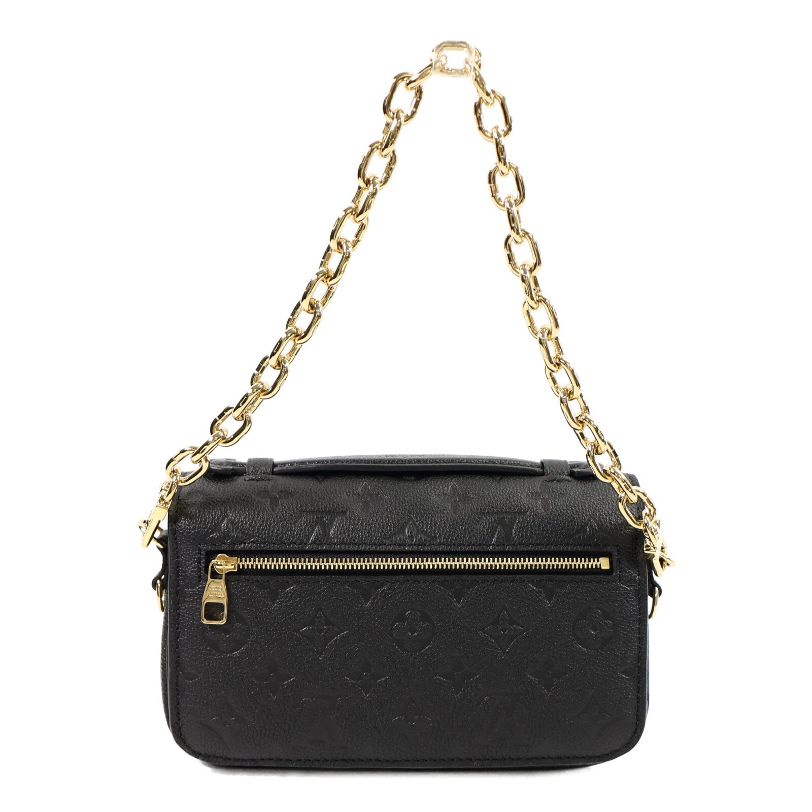 LOUIS VUITTON Monogram Empreinte Pochette Metis East West手挽肩背兩用袋