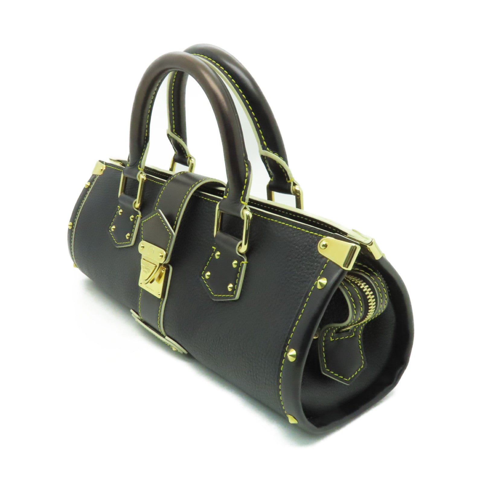 LOUIS VUITTON 【激減優惠】牛皮皮革Epanui PM金扣手挽袋黑色