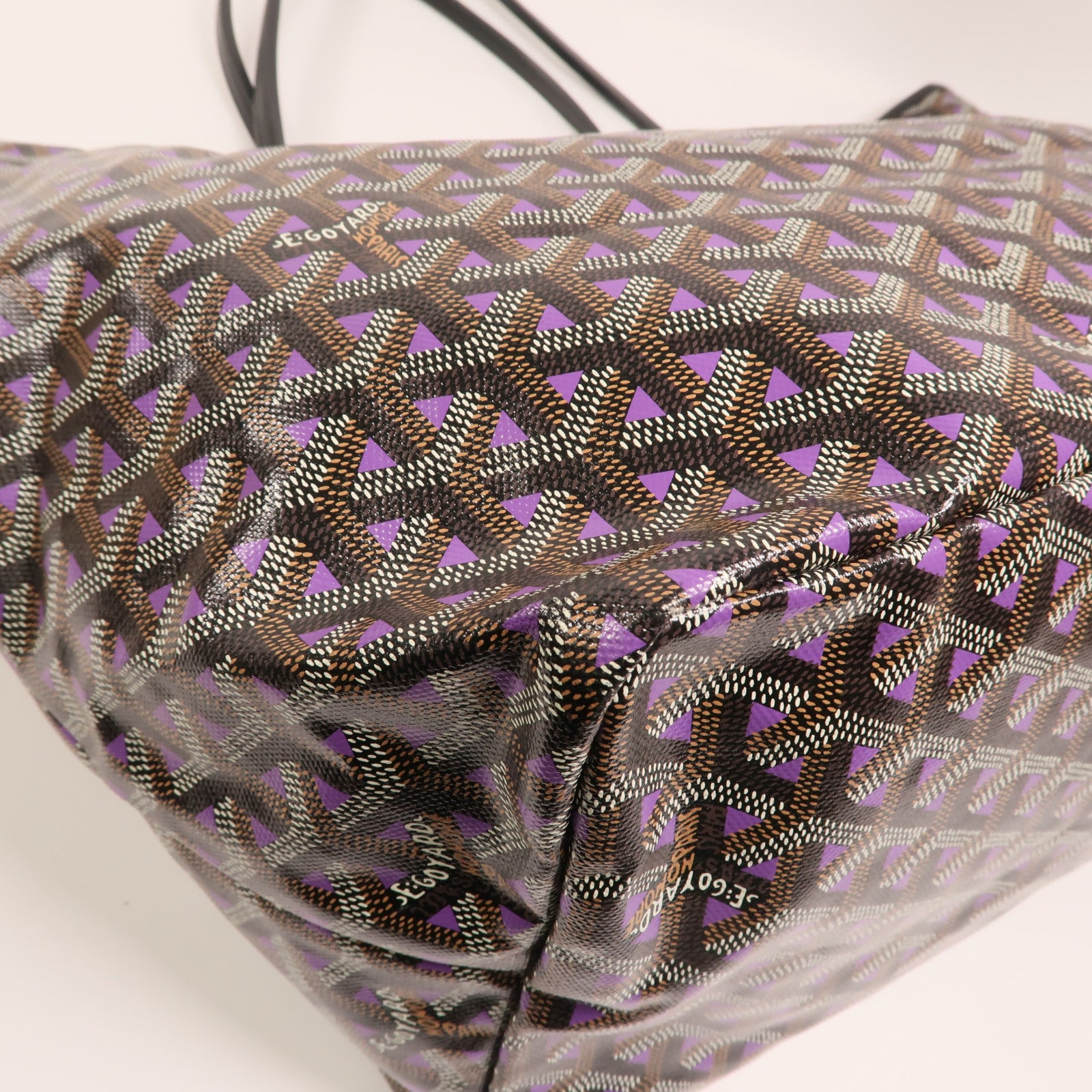GOYARD 塗層帆布Saint Louis GM銀扣肩背袋