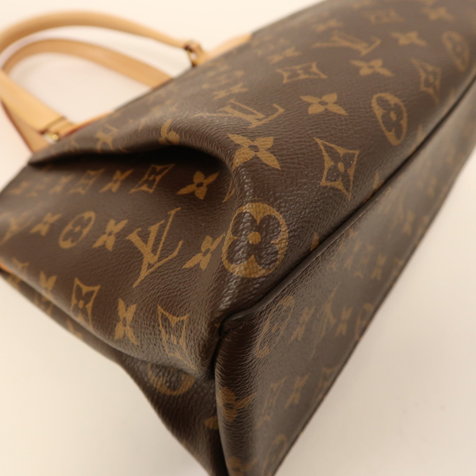 LOUIS VUITTON Monogram Rivoli MM金扣手挽肩背兩用袋棕色