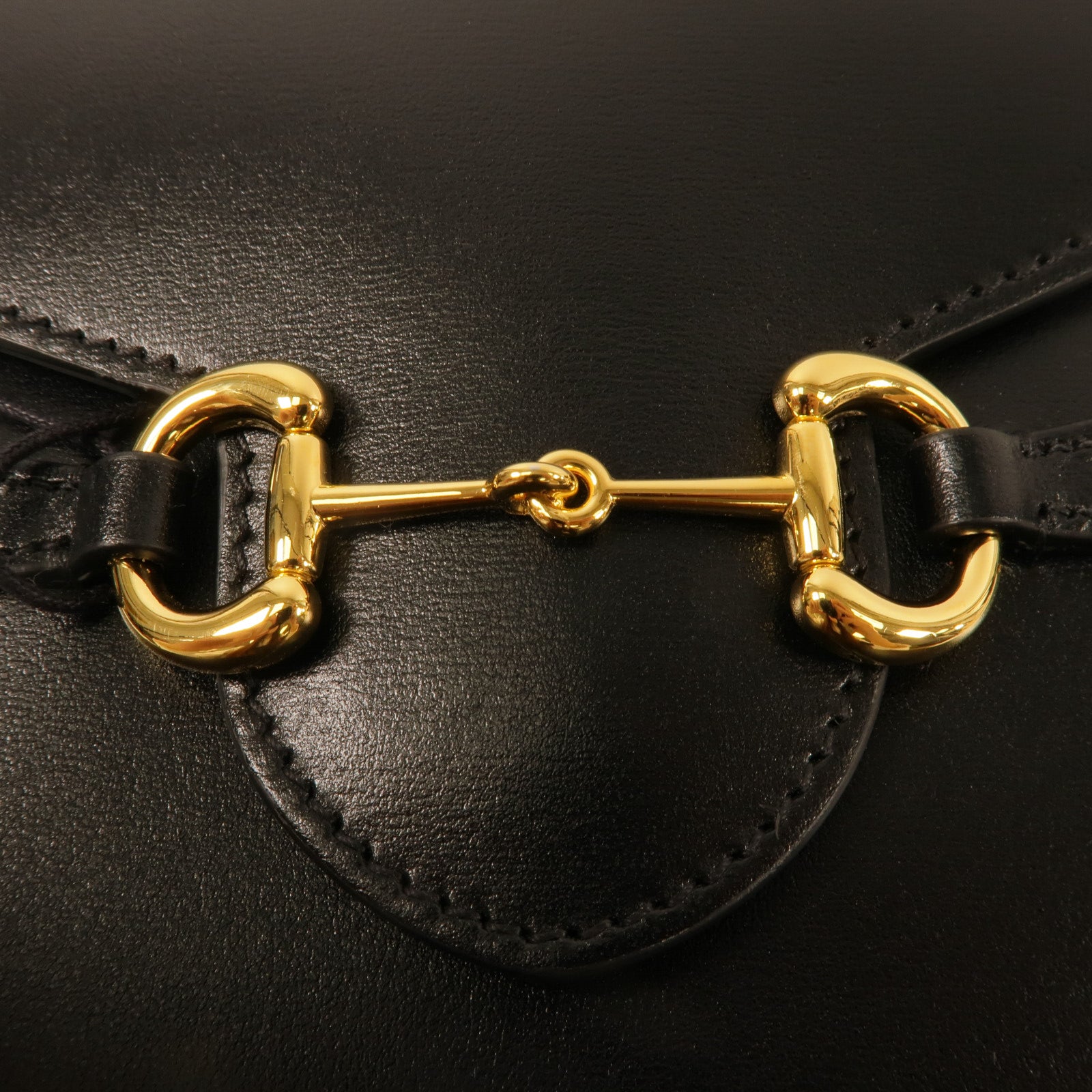 GUCCI 牛皮皮革1955 Horsebit肩背袋