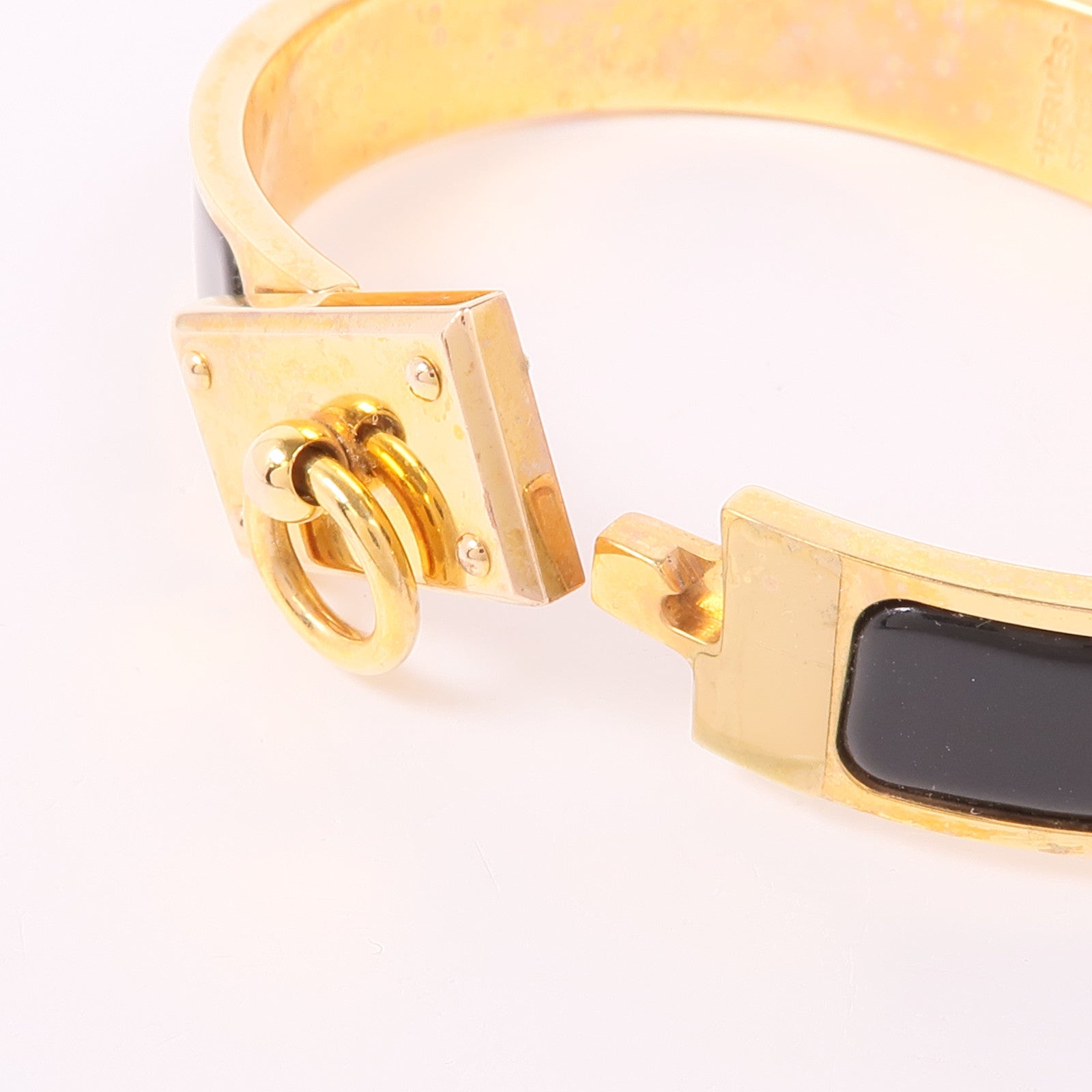 HERMES 金屬/琺瑯Clic Anneau Bracelet手鐲