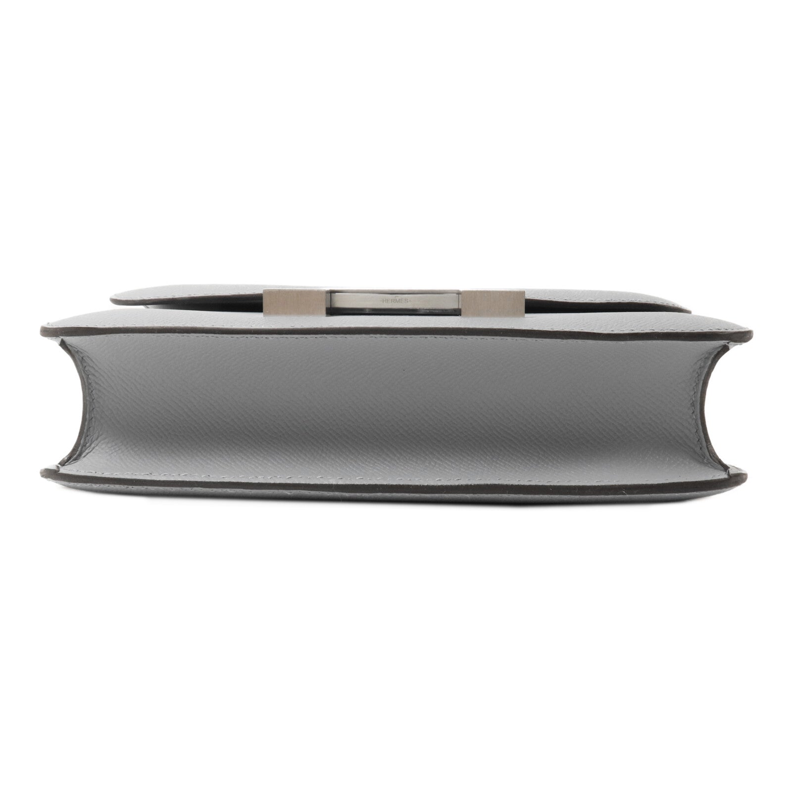 HERMES Epsom皮革Constance 24肩背袋Gris Pantin
