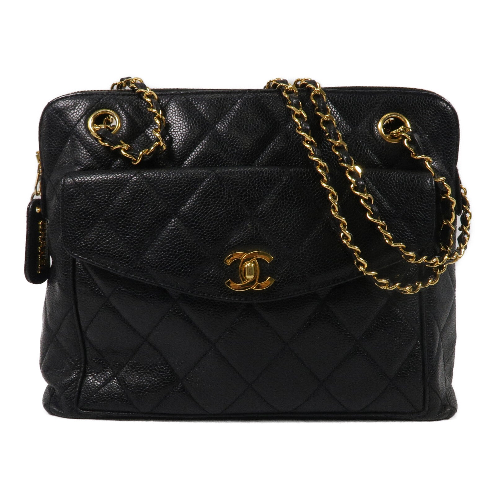 CHANEL 牛皮皮革Vintage Tote Bag手挽袋