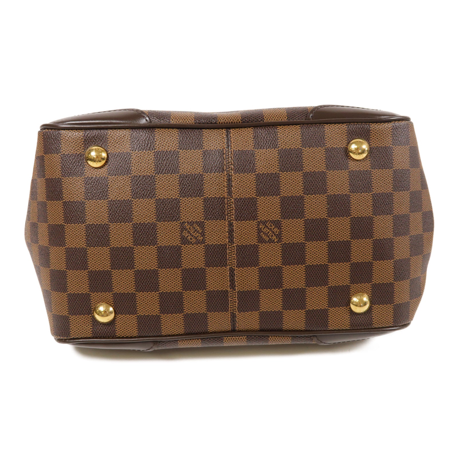 LOUIS VUITTON Damier Verona PM金扣肩背袋