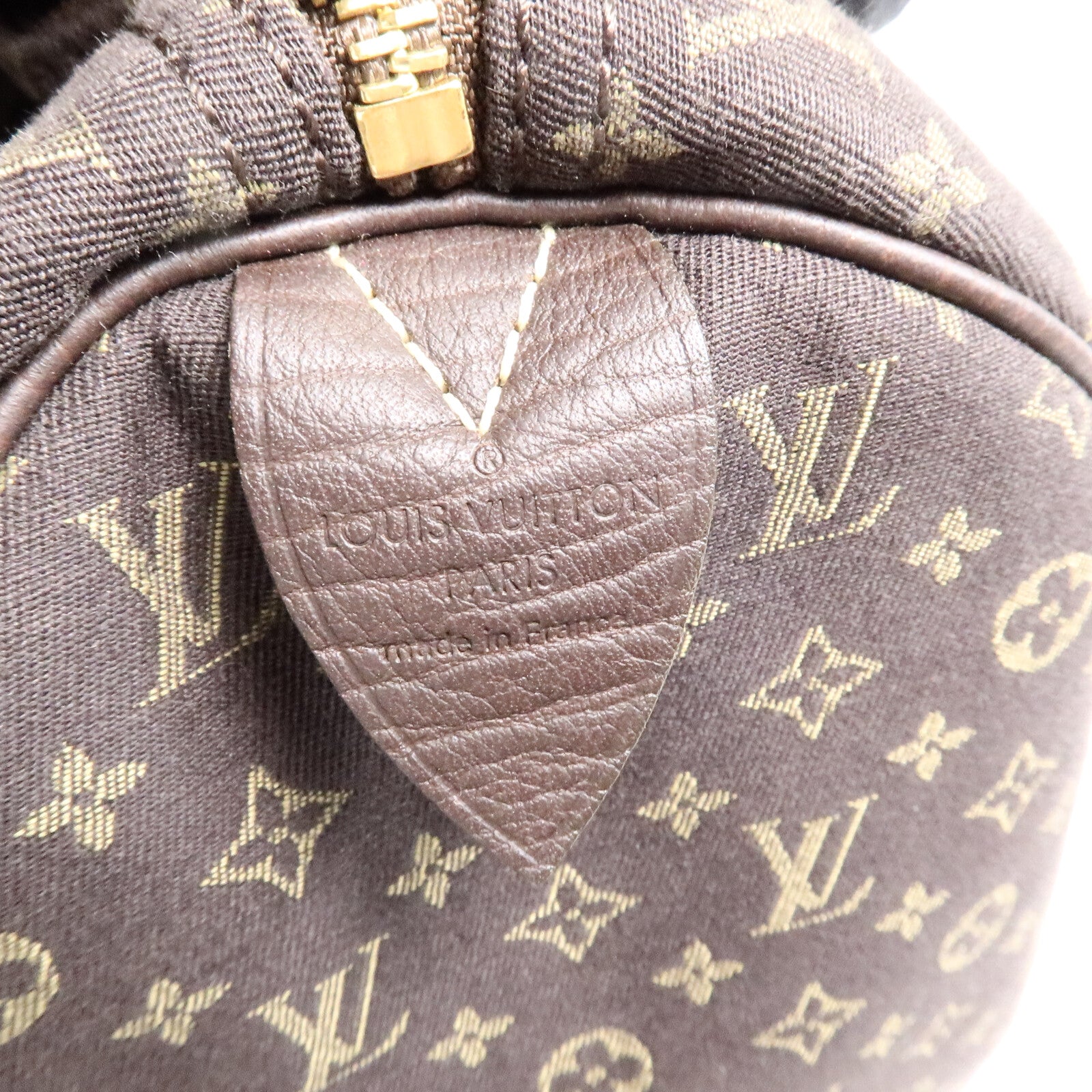LOUIS VUITTON Monogram Mini Lin Speedy 30手挽袋