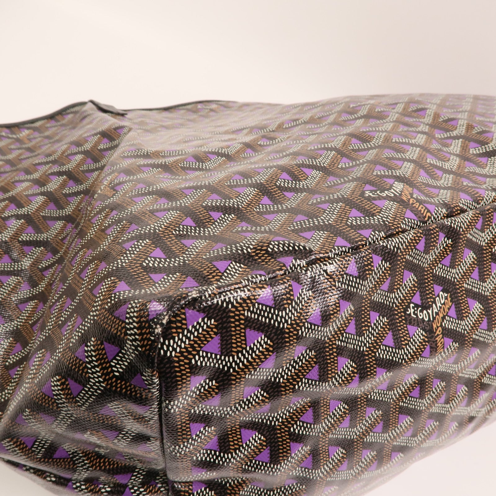 GOYARD 塗層帆布Saint Louis GM銀扣肩背袋