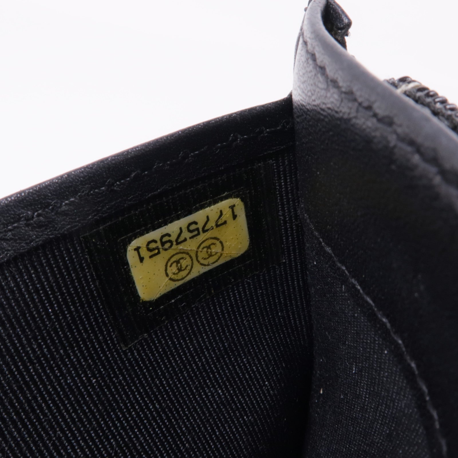 CHANEL 【激減優惠】羊皮皮革Long Wallet銀扣長錢包