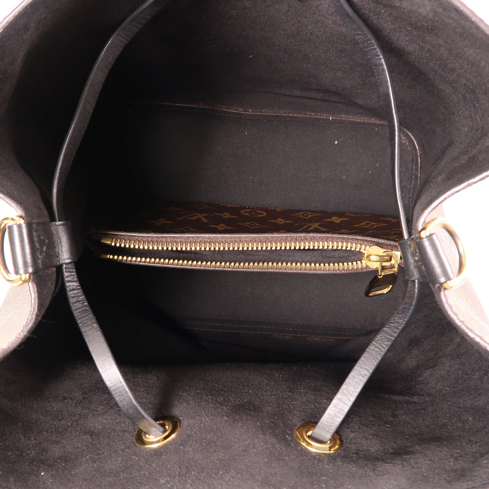 LOUIS VUITTON Monogram Neo Noe金扣肩背袋啡色