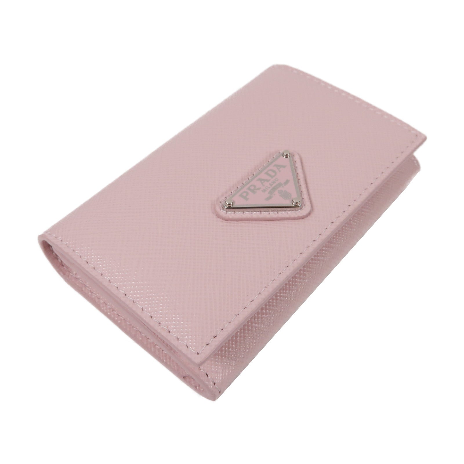 PRADA 牛皮皮革Card Case卡片套粉紅色