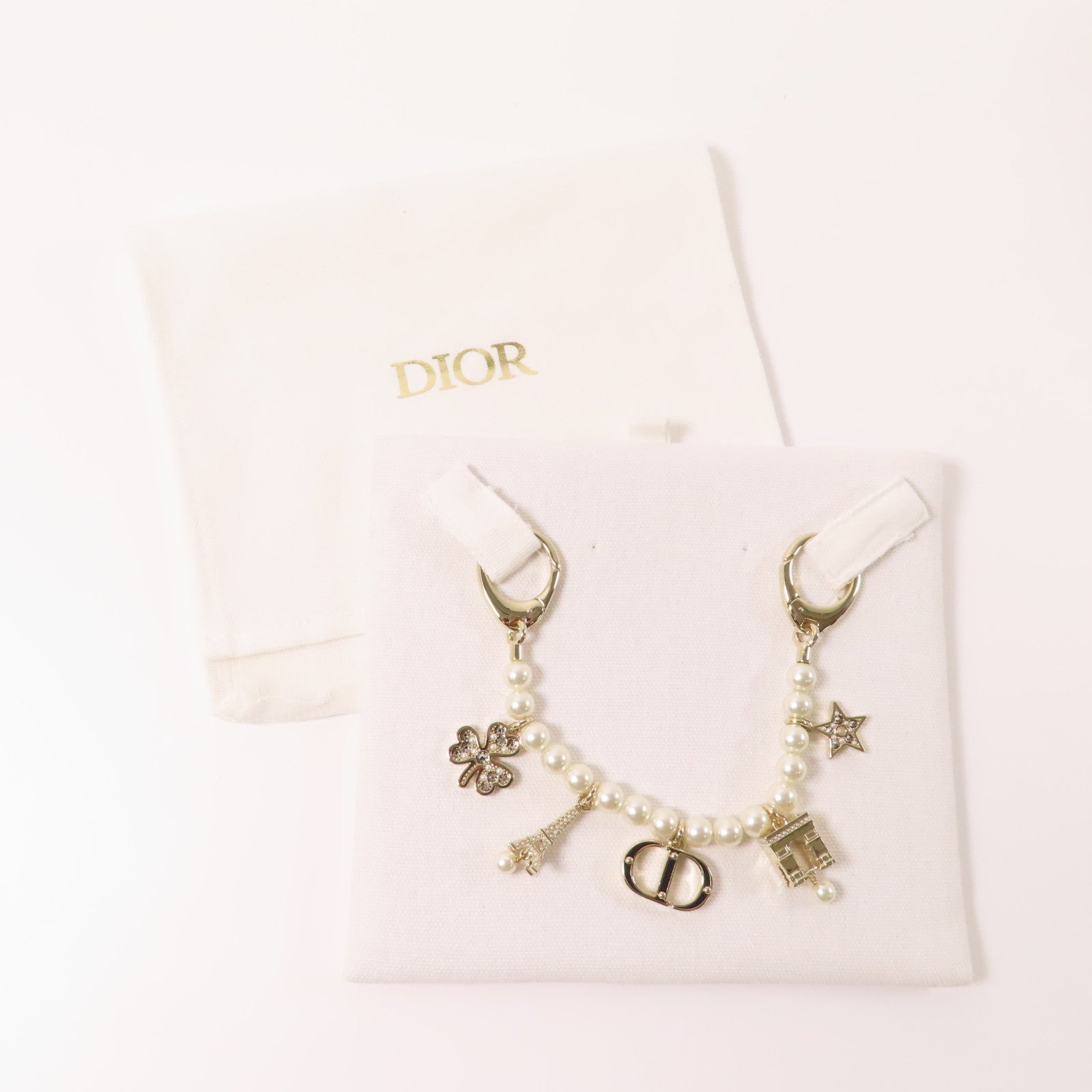 Dior 金屬Bag Charm小飾物金色