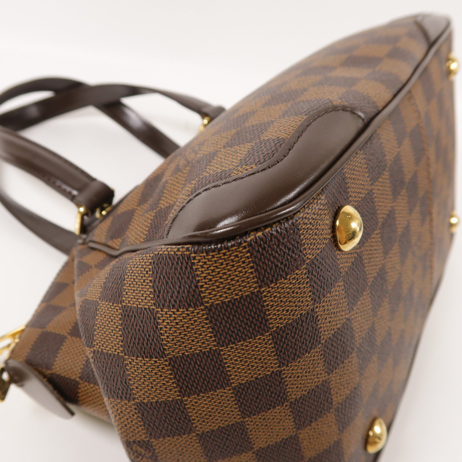 LOUIS VUITTON Damier Verona PM金扣肩背袋