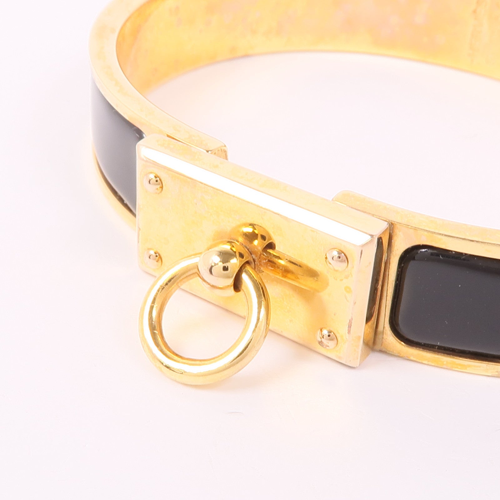 HERMES 金屬/琺瑯Clic Anneau Bracelet手鐲