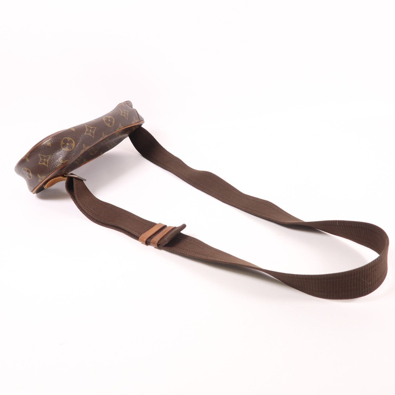 LOUIS VUITTON Monogram Pochette Gange金扣腰包