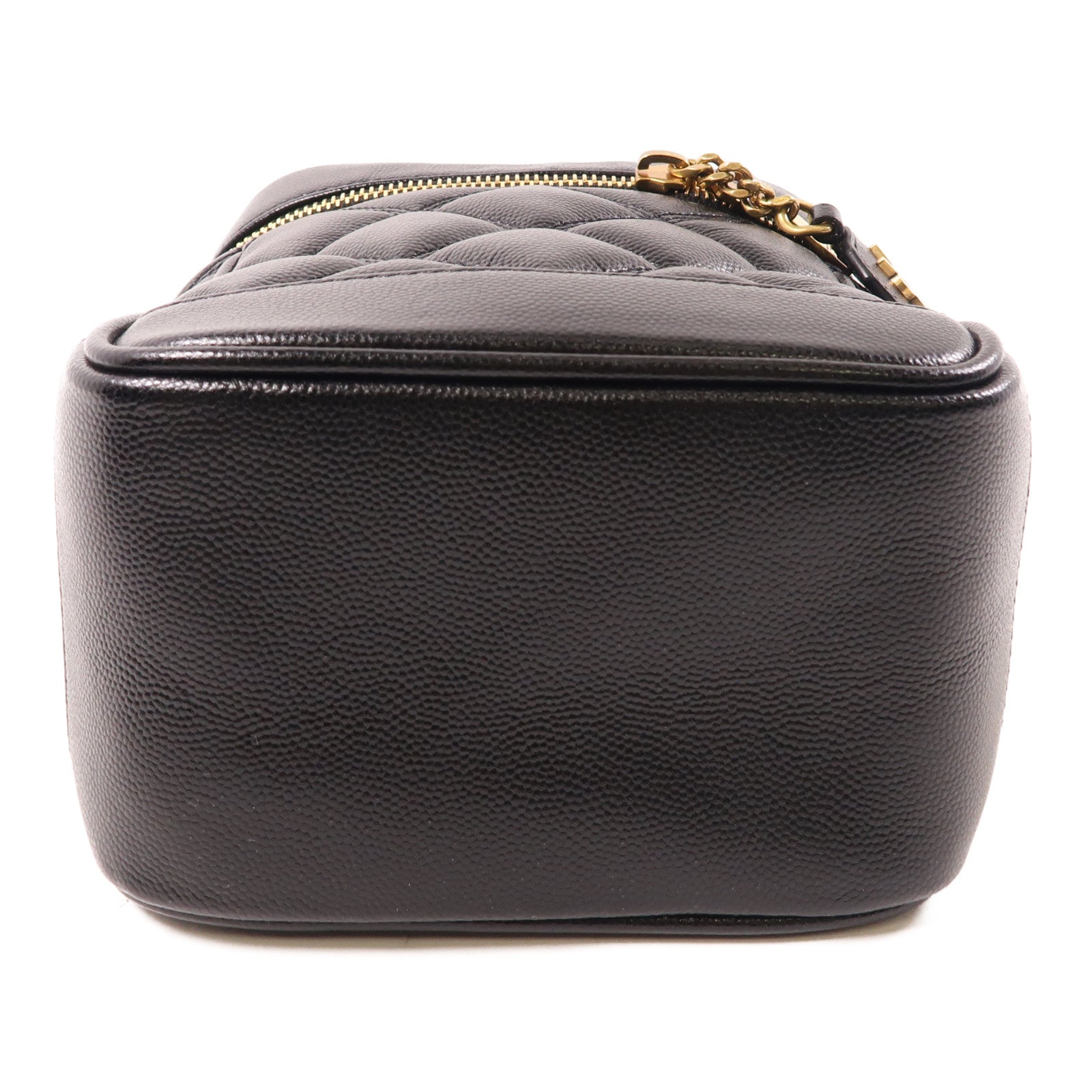 YVES SAINT LAURENT 牛皮皮革Chain Shoulder金扣肩背袋黑色
