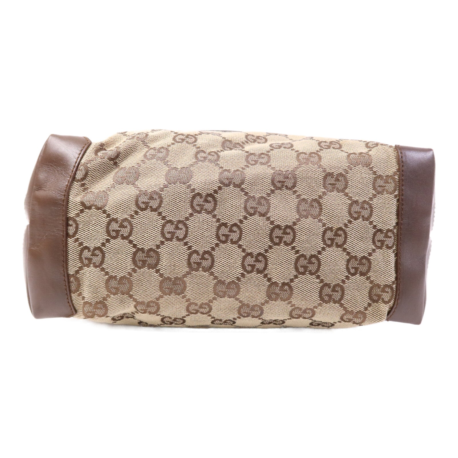 GUCCI 帆布Shoulder Bag銀扣肩背袋