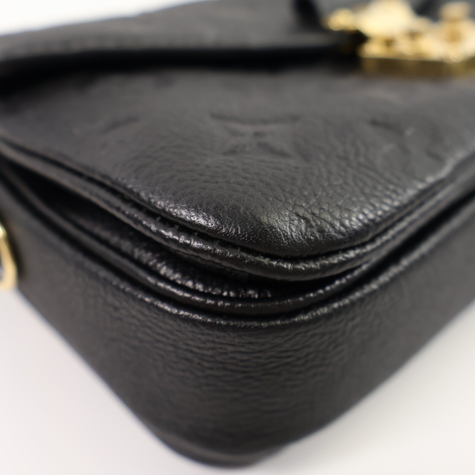 LOUIS VUITTON Monogram Empreinte Pochette Metis East West手挽肩背兩用袋