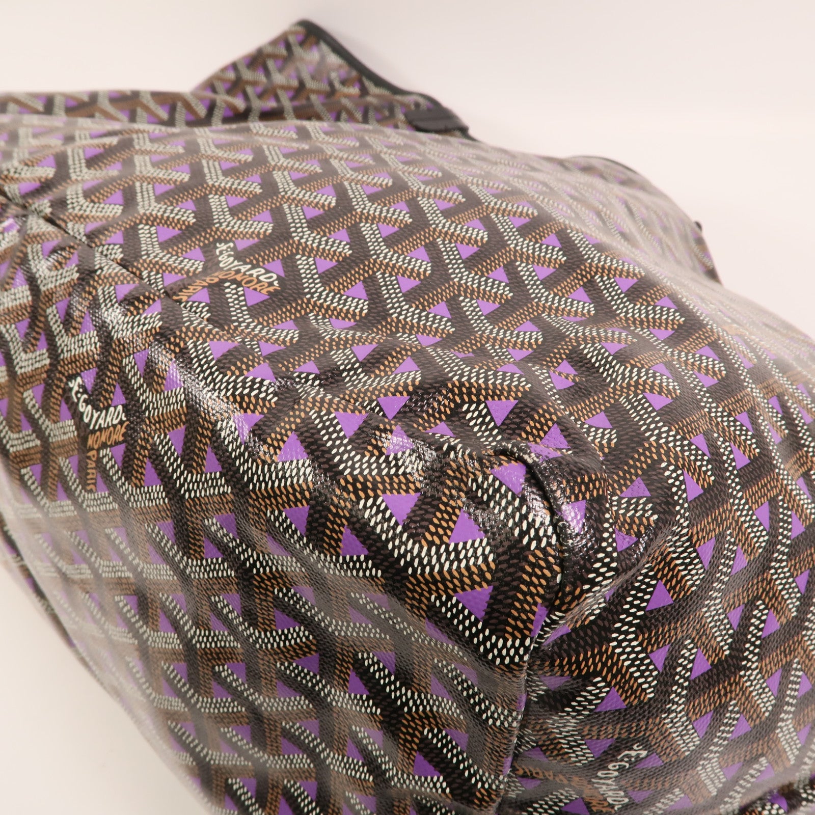 GOYARD 塗層帆布Saint Louis GM銀扣肩背袋