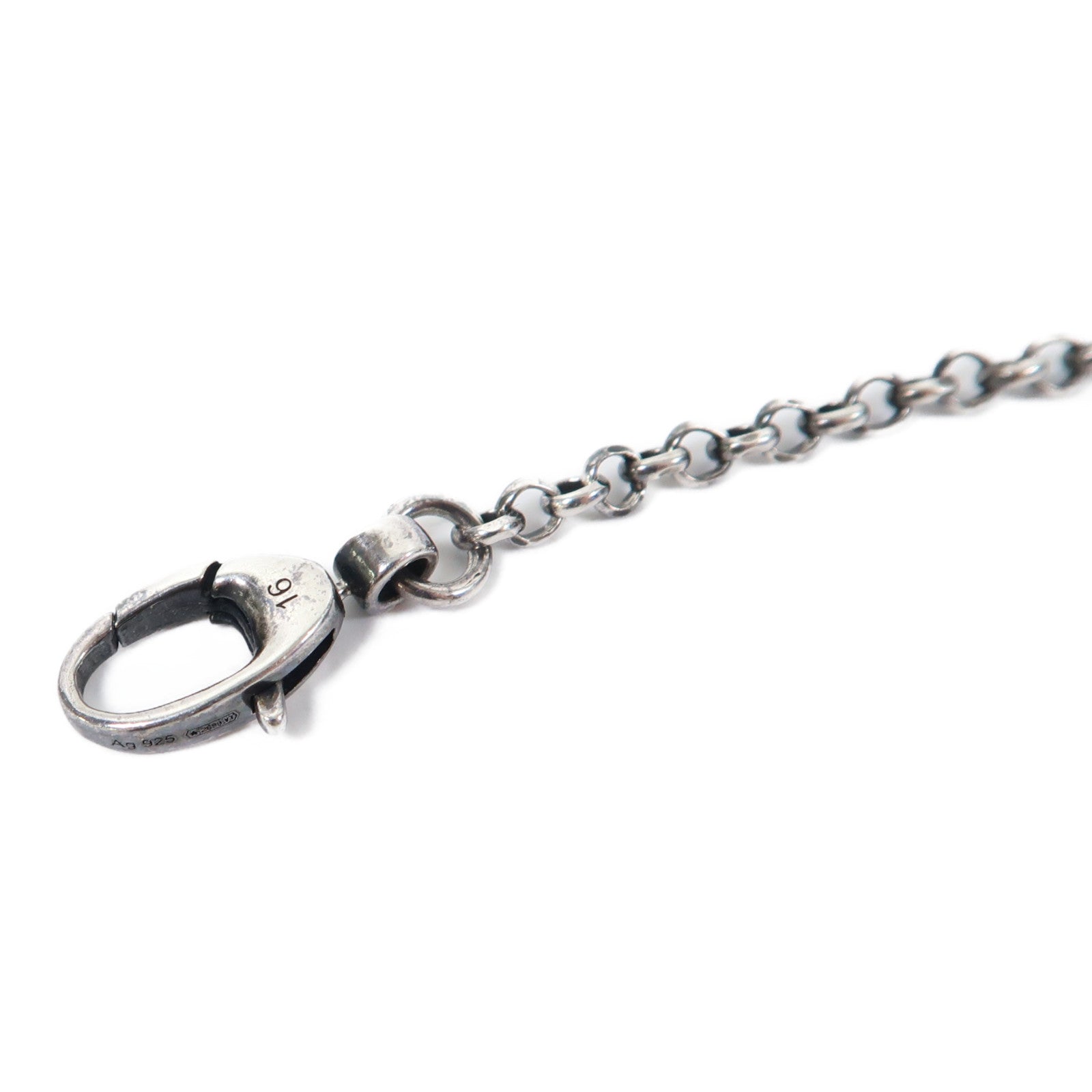 GUCCI 925純銀Double G Key Bracelet手鏈銀色
