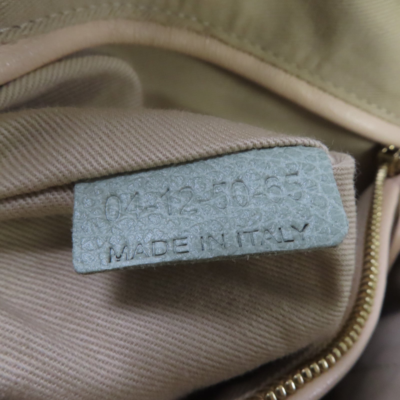Chloe 牛皮皮革2 Way Shoulder金扣手挽肩背兩用袋綠色