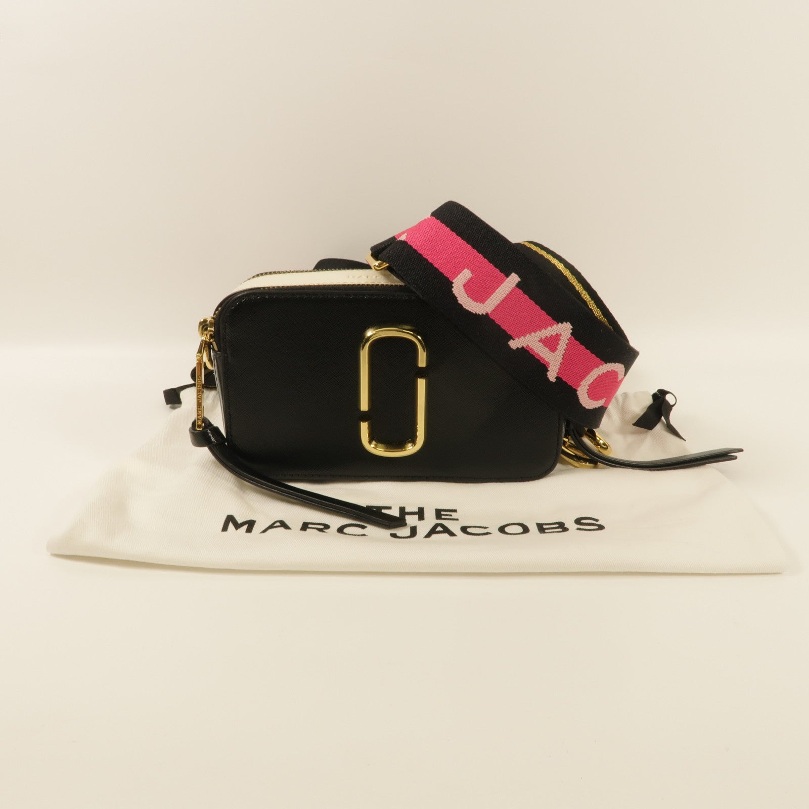 MARC JACOBS 牛皮皮革Shoulder Bag金扣肩背袋