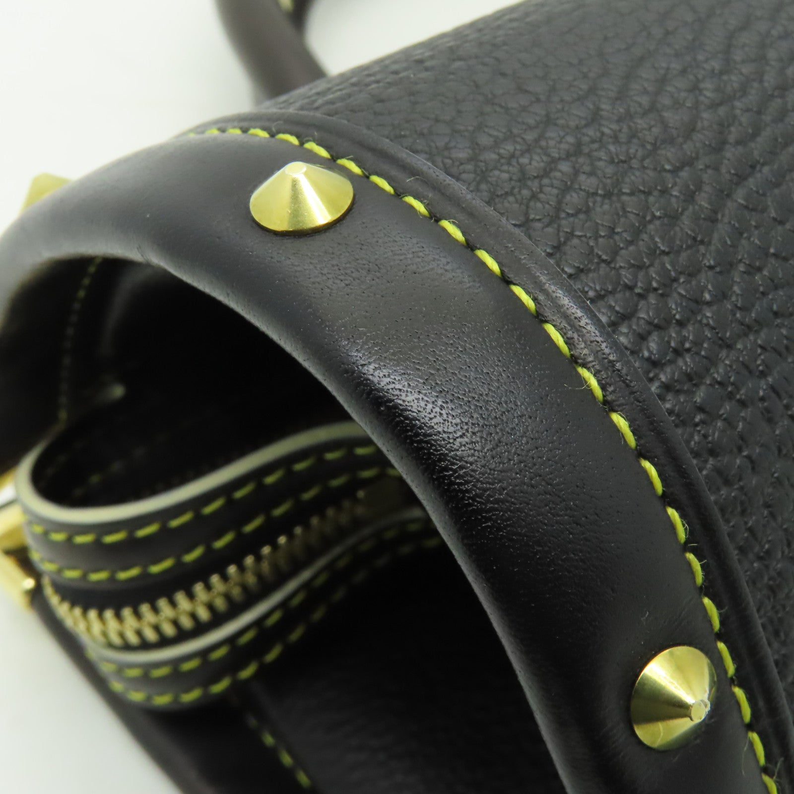 LOUIS VUITTON 【激減優惠】牛皮皮革Epanui PM金扣手挽袋黑色