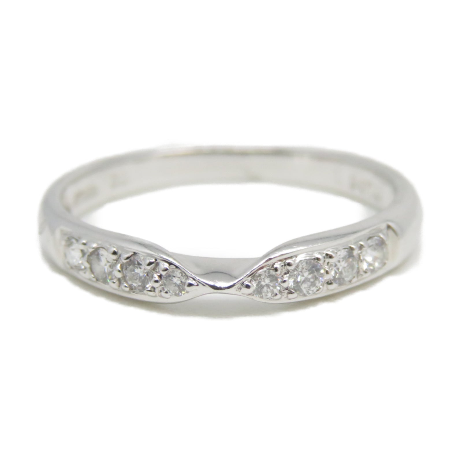JEWELRY 【激減優惠】PT950鉑金Ring 0.14ct鑽石戒指US#5.75