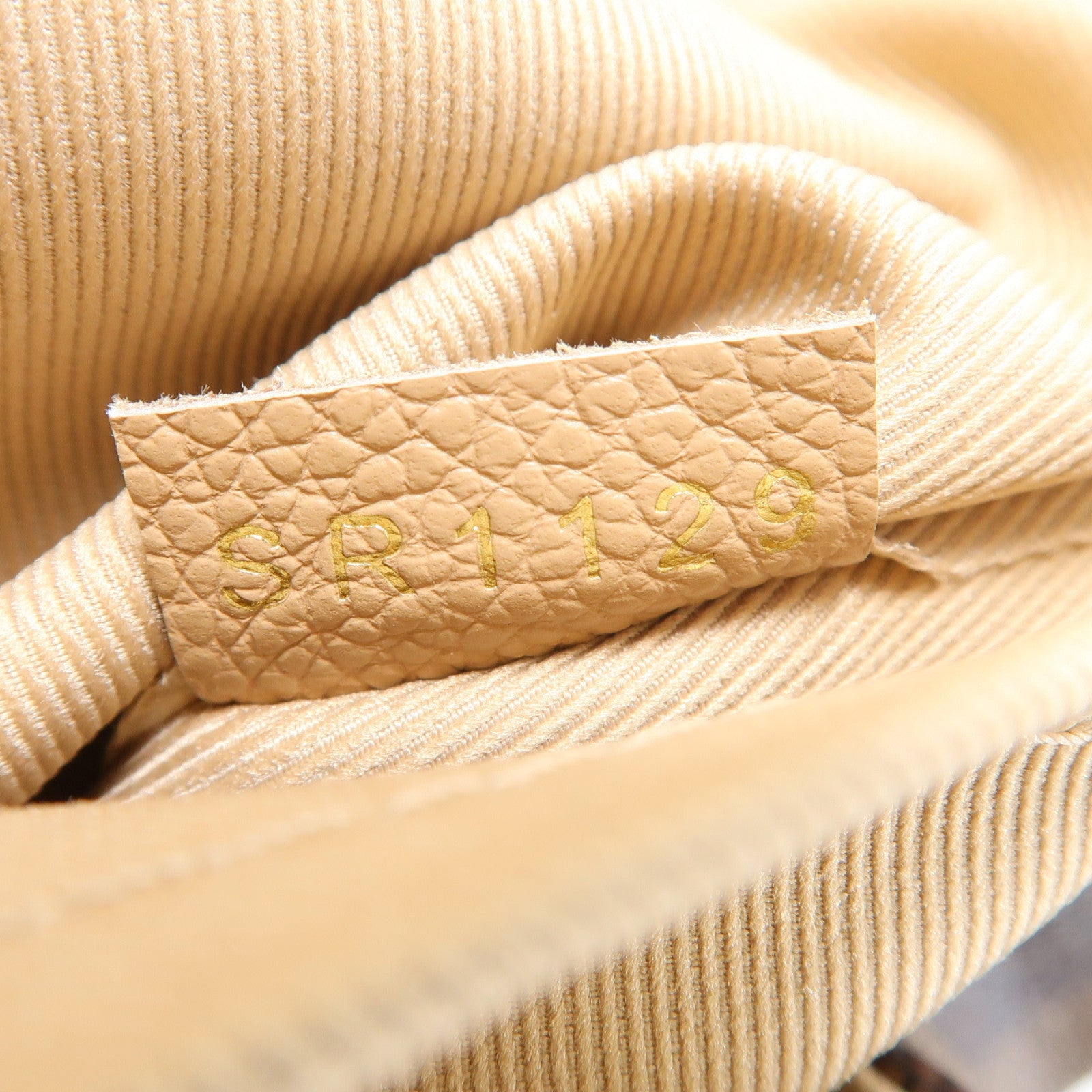 LOUIS VUITTON Damier Clapton金扣背包棕色/米色